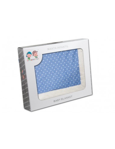 Manta infantil con borreguillo marca...